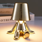Muse Thinker Little Man Rechargeable Table Lamp