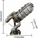 Steampunk Rocket Lamp