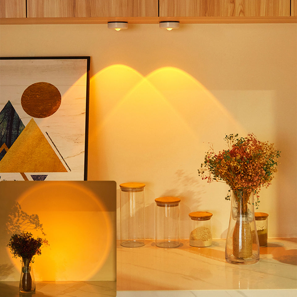 Compact Stick-on Sunset Lamp