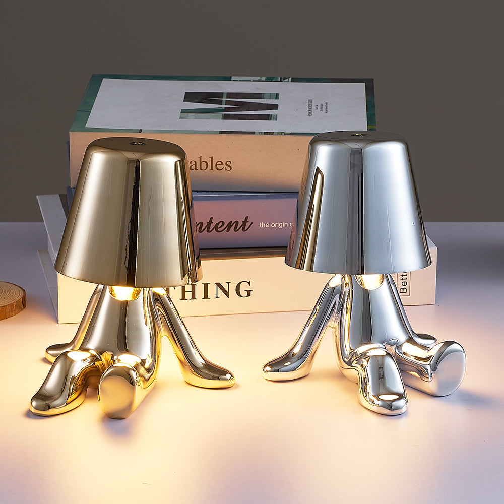 Muse Thinker Little Man Rechargeable Table Lamp