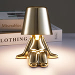 Muse Thinker Little Man Rechargeable Table Lamp