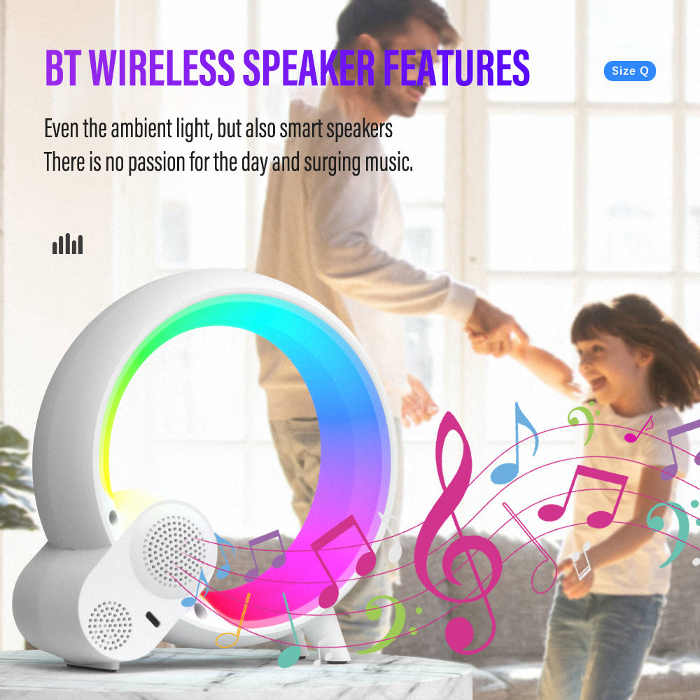 Q Smart Lamp - 3-in-1 Alarm Clock, Mood Light And Speaker
