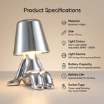 Muse Thinker Little Man Rechargeable Table Lamp
