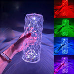 Modern Crystal Base Table Lamps For Bedroom